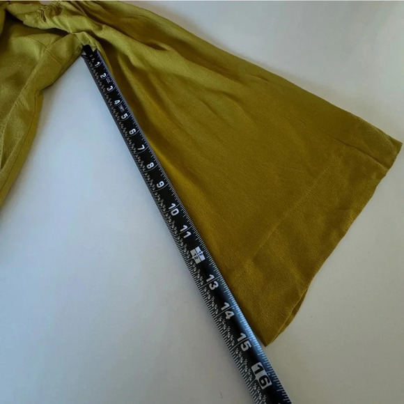 Rachel Roy || Alchemy Gold Off The Shoulder Bell Sleeved Blouse Small - Picture 11 of 11